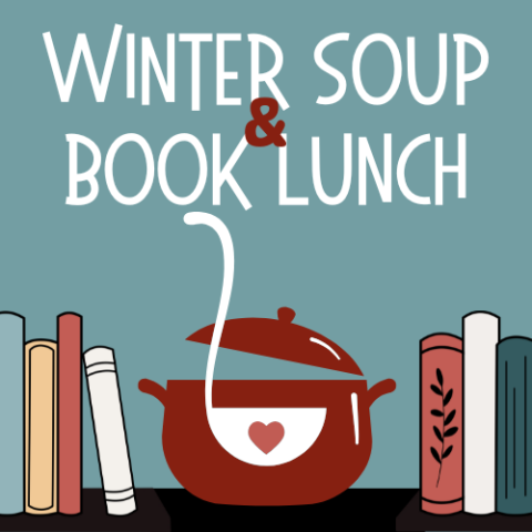 Winter soup and book lunch