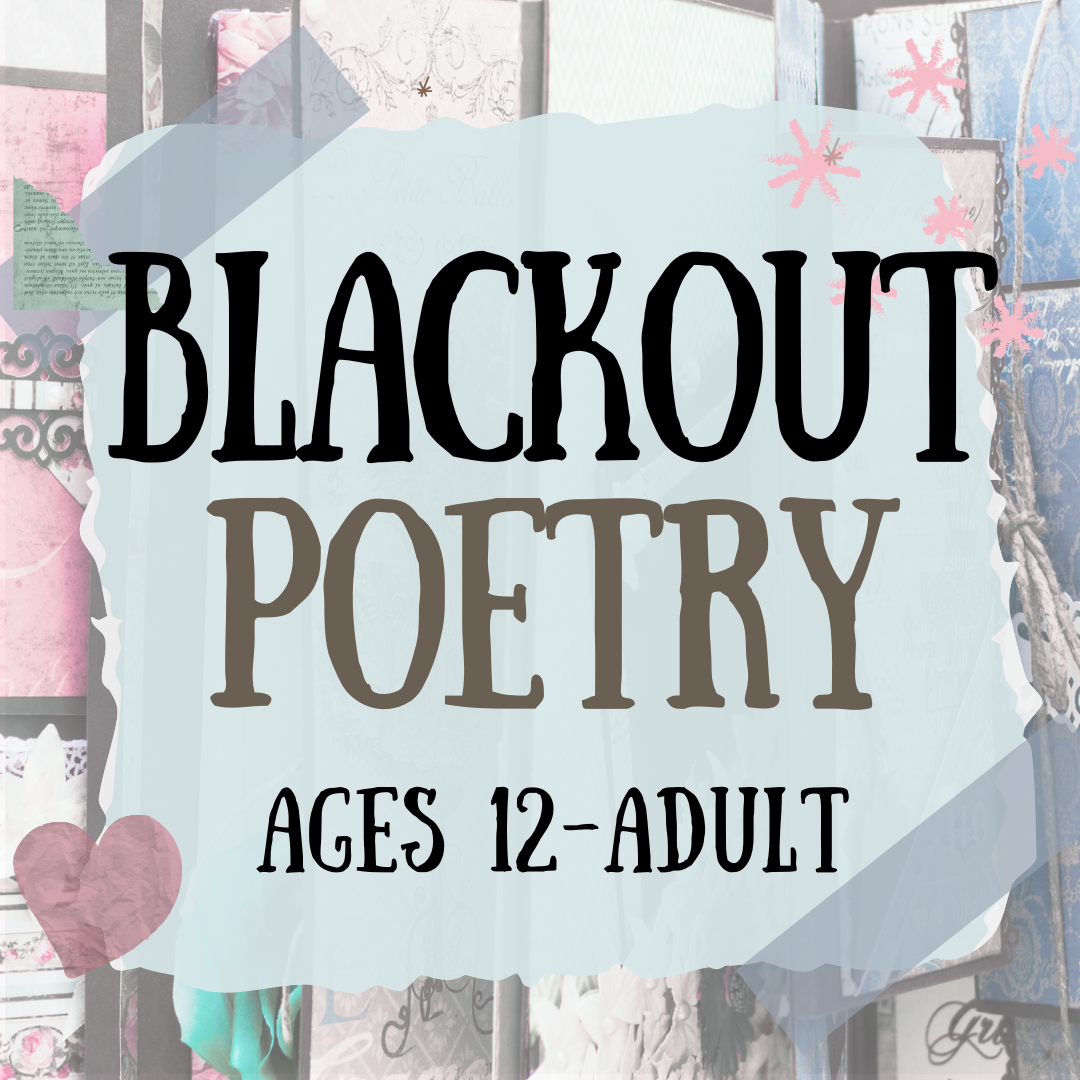 blackout poetry making